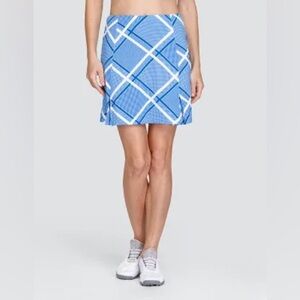 Tail Mountain Springs Collection Marie Grid Print Athletic Tennis Golf Skort NEW